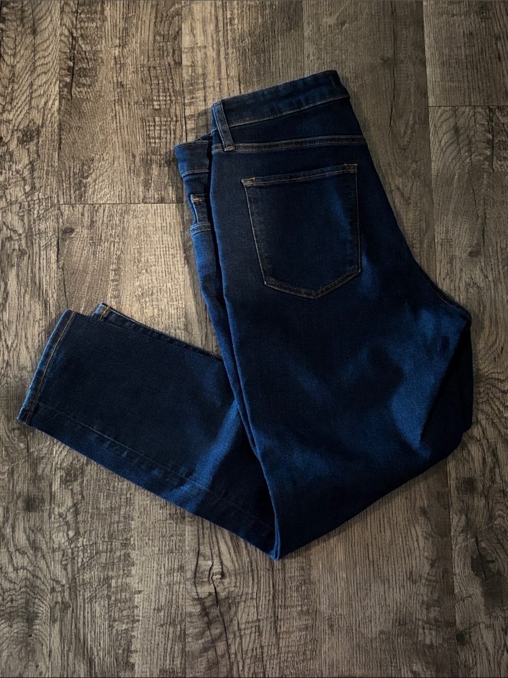 Abercrombie & Fitch High-Rise Skinny Ankle Jeans - Dark Wash - Size 10/30 Short